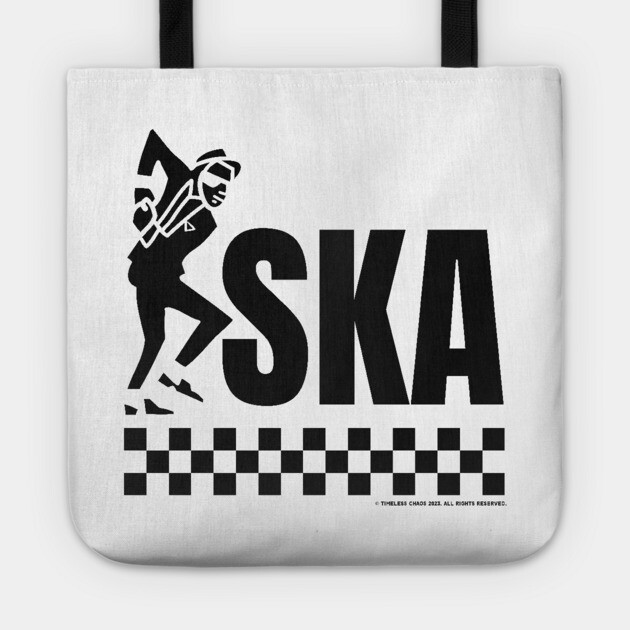 Ska Dancing Rude Boy Design Tote by Timeless Chaos