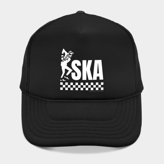 Ska Dancing Rude Boy Design White Print by Timeless Chaos