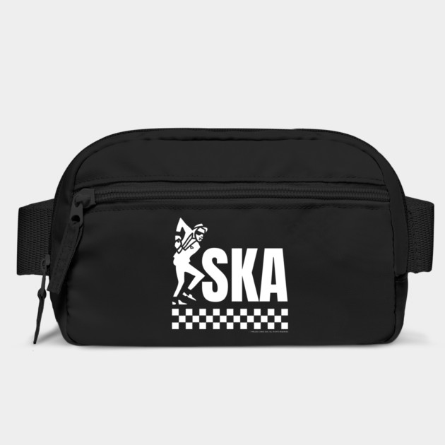 Ska Dancing Rude Boy Design White Print by Timeless Chaos