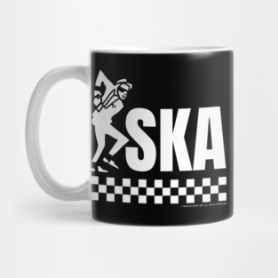 Ska Dancing Rude Boy Design White Print Mug