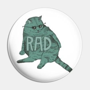 rad cat Pin
