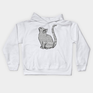 books and cats and books and cats Kids Hoodie