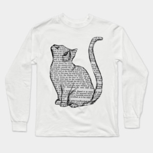books and cats and books and cats Long Sleeve T-Shirt
