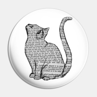 books and cats and books and cats Pin