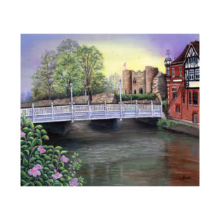 Tonbridge Castle by the River Medway T-Shirt