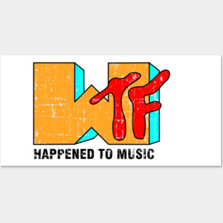 WTF Vintage Scratch Posters and Art