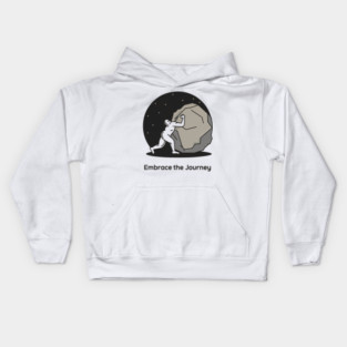 Embrace the Journey, Sisyphus Kids Hoodie