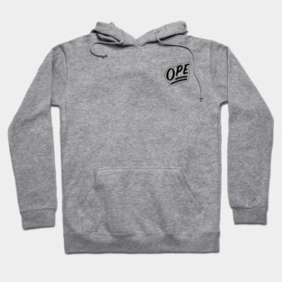 Ope - Black Line Hoodie