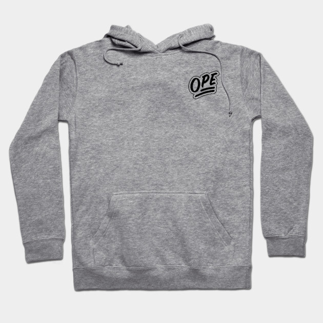 Ope - Black Line Hoodie by allisawr