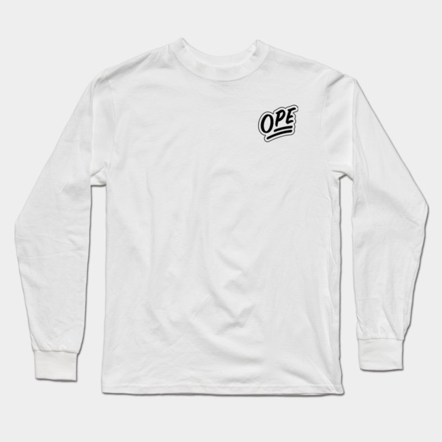 Ope - Black Line Long Sleeve T-Shirt by allisawr