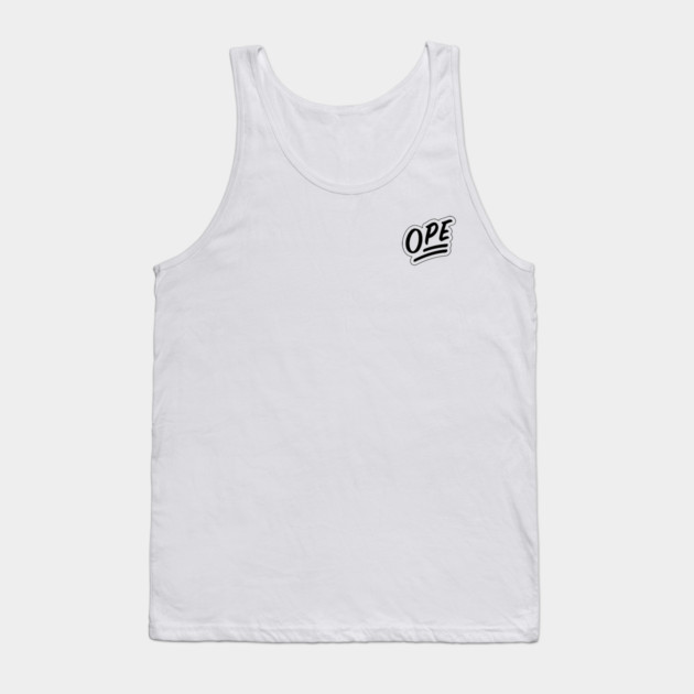 Ope - Black Line Tank Top by allisawr