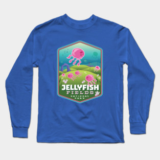 Jellyfish Fields National Park Long Sleeve T-Shirt
