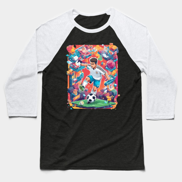 Mexico Soccer Baseball T-Shirt by animegirlnft