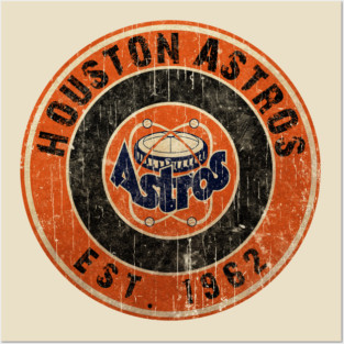 Retro Vintage Houston Astros 70s Posters and Art