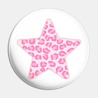 Preppy Pink Star Pin