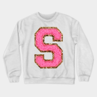 Preppy S Letter Crewneck Sweatshirt