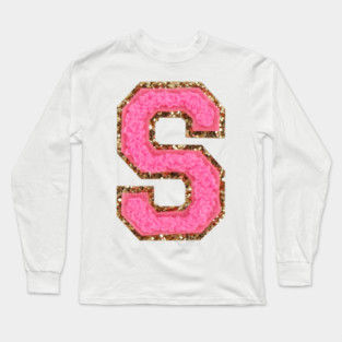 Preppy S Letter Long Sleeve T-Shirt