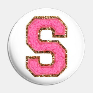 Preppy S Letter Pin