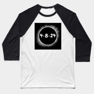 Solar Eclipse 2024 Baseball T-Shirt