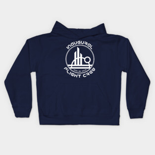 Inaugural Flight Crew, East - White Kids Hoodie