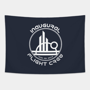 Inaugural Flight Crew, East - White Tapestry