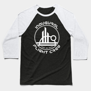 Inaugural Flight Crew, East - White Baseball T-Shirt