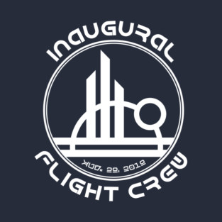 Inaugural Flight Crew, East - White T-Shirt