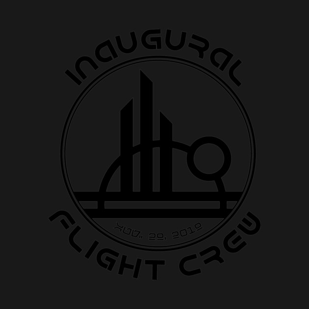 Inaugural Flight Crew, East - Black by Heyday Threads
