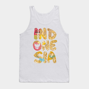 Indonesia Font Tank Top