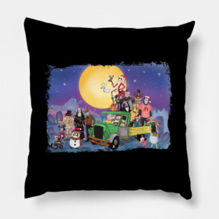 Driving Home For Christmas Pillow
