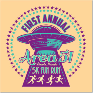 Area 51 Fun Run Posters and Art