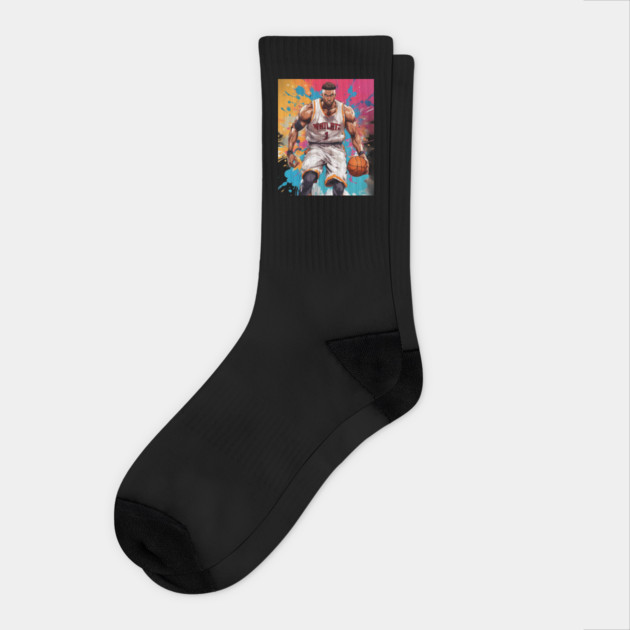 basketball shoe Socks by animegirlnft