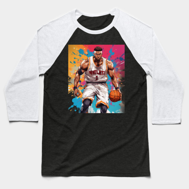 basketball shoe Baseball T-Shirt by animegirlnft