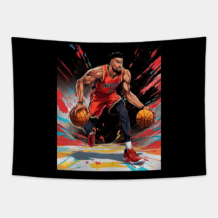 basketball court Tapestry