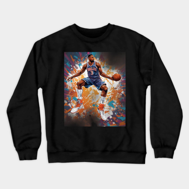 basketball short Crewneck Sweatshirt by animegirlnft