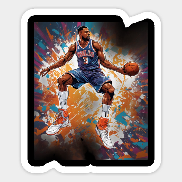 basketball short Magnet by animegirlnft