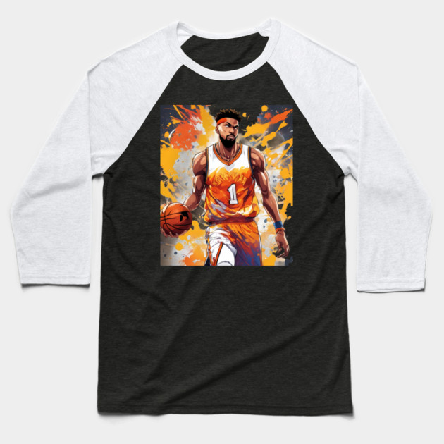 baskeball match Baseball T-Shirt by animegirlnft