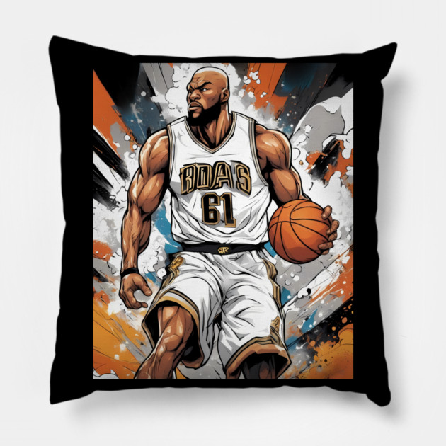 basketball rules Pillow by animegirlnft