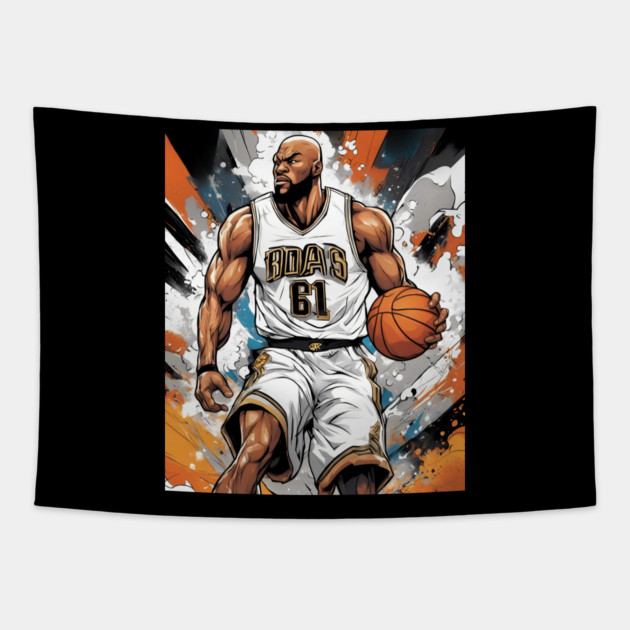 basketball rules Tapestry by animegirlnft