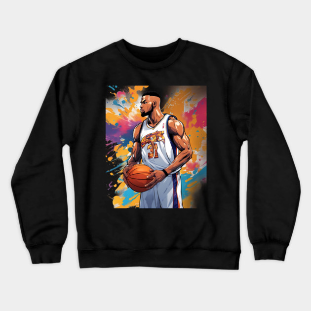 basketball ball Crewneck Sweatshirt by animegirlnft