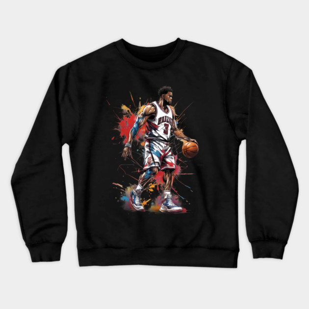 basketball vest Crewneck Sweatshirt by animegirlnft