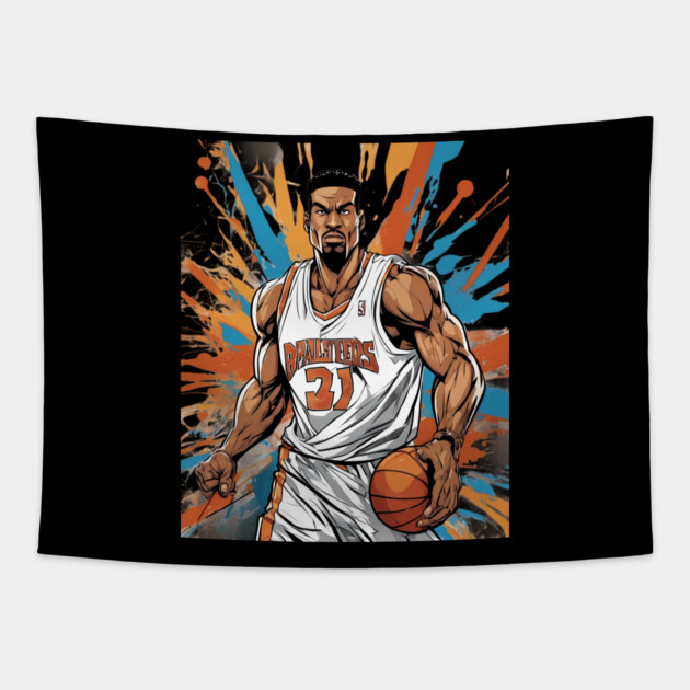 best basketball player Tapestry by animegirlnft