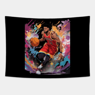 kids basketball Tapestry