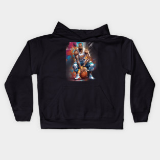 indoor basketball Kids Hoodie