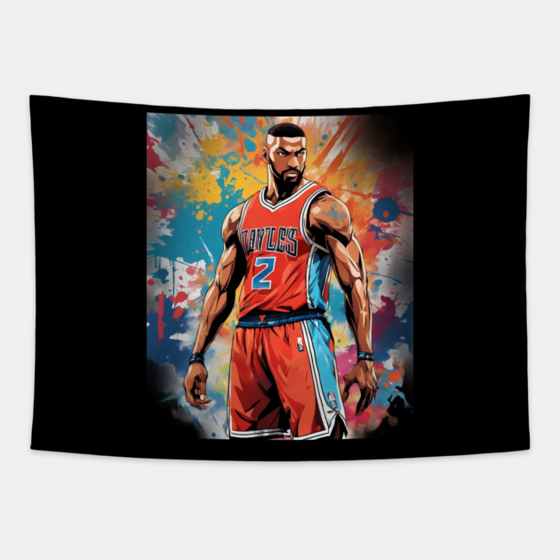 basketball legend Tapestry by animegirlnft
