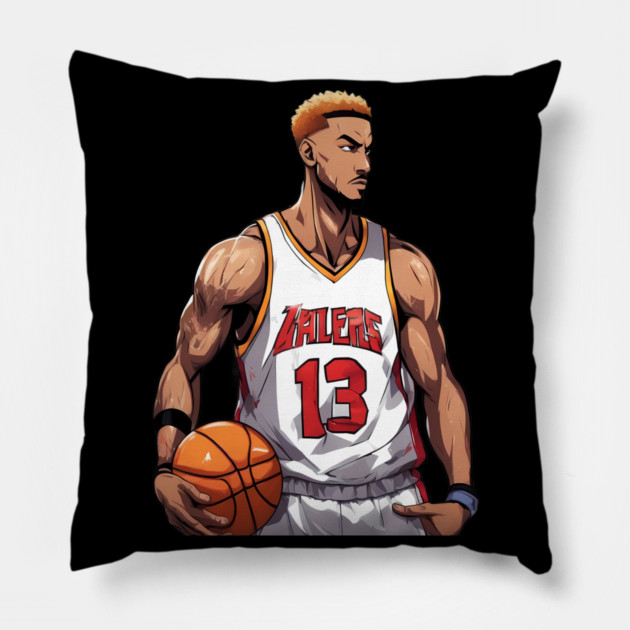 pro basketball Pillow by animegirlnft