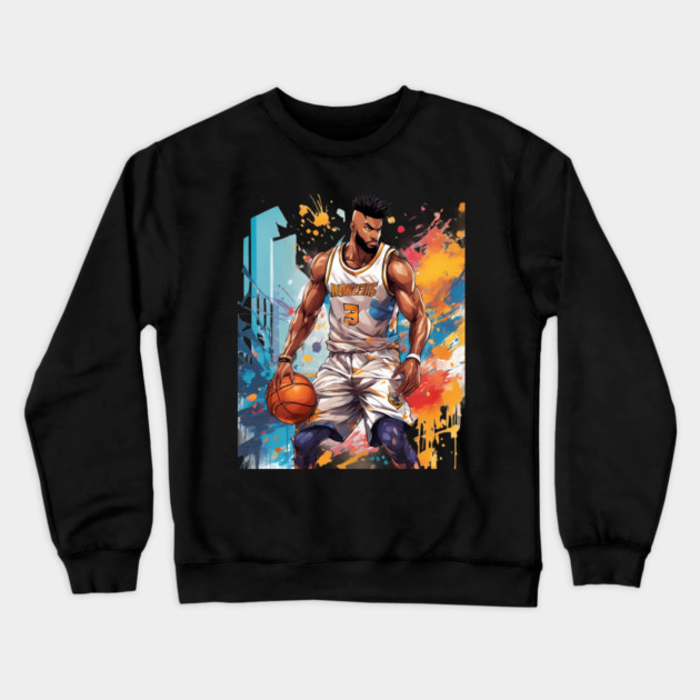 basketball film Crewneck Sweatshirt by animegirlnft
