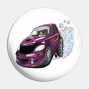 Purple Car Pin