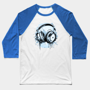 Headphones Baseball T-Shirt