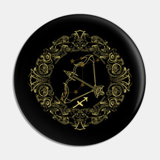 Zodiac Sign Sagittarius Pin